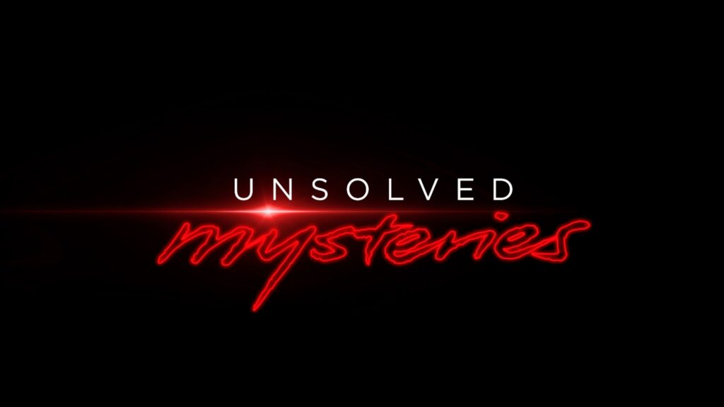 uNSOLVED mYSTERIES tITLE cARD bLACK ON RED